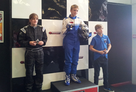 Racing Perfection Kart Academy Eastleigh Juniors Final Podium - Round 6